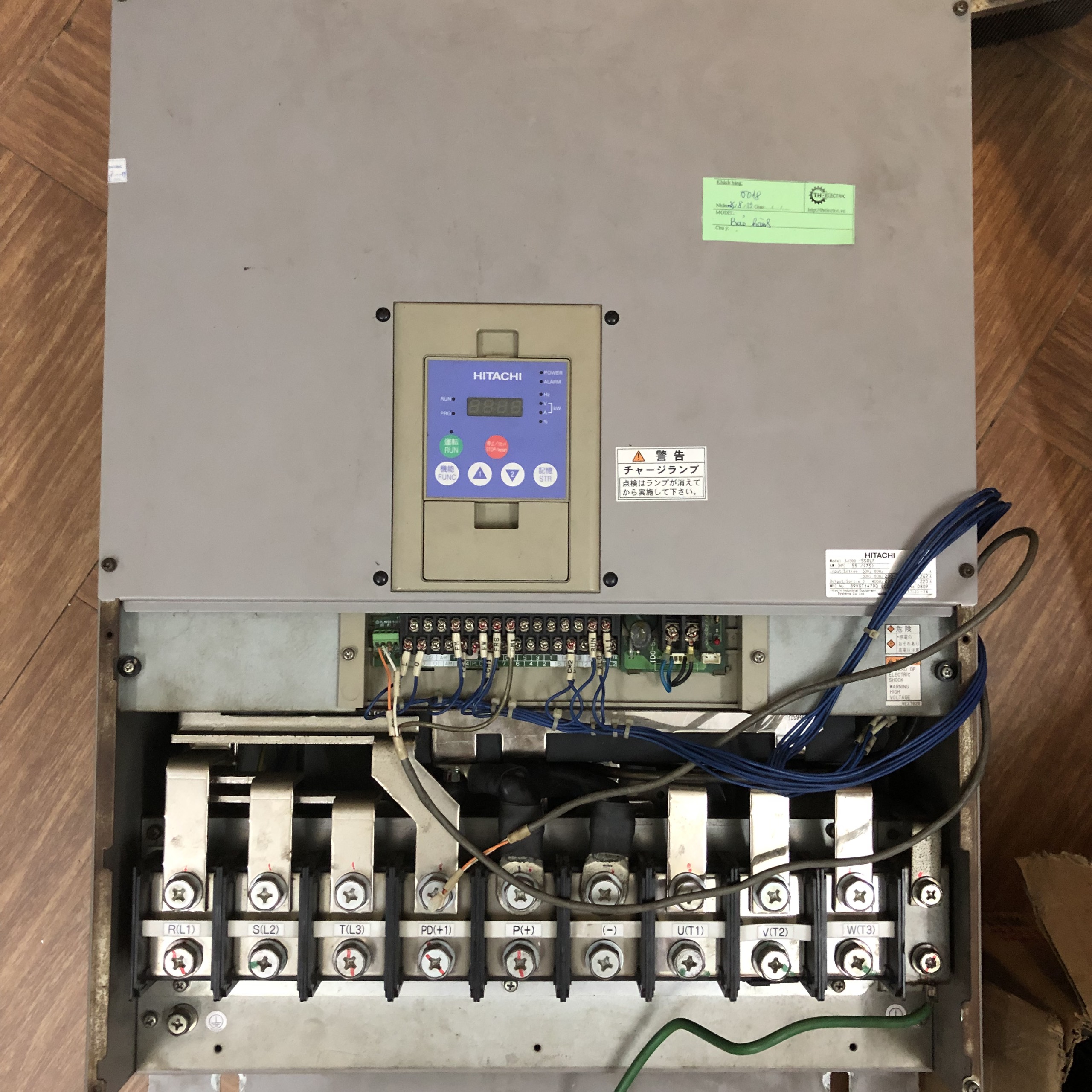 Sửa chữa biến tần Hitachi SJ300-550LF